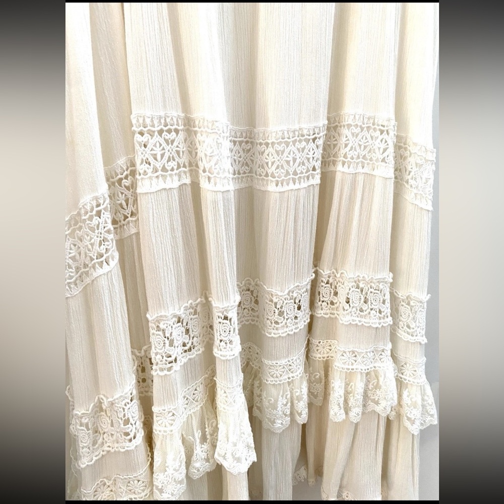Jaase Women’s Broderie White Boho Summer Dress Sz S - Picture 5 of 6